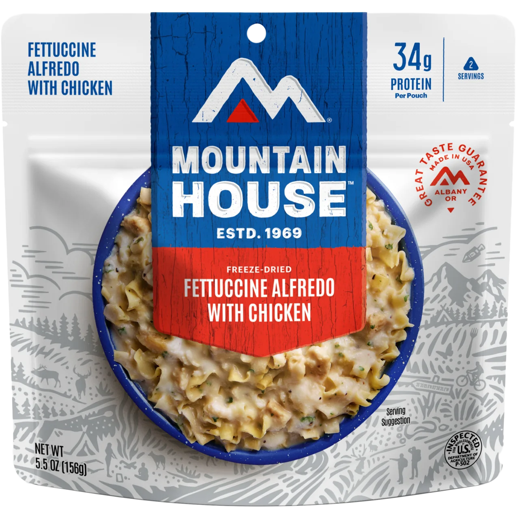 Fettuccine Alfredo with Chicken (2 Servings) alternate view