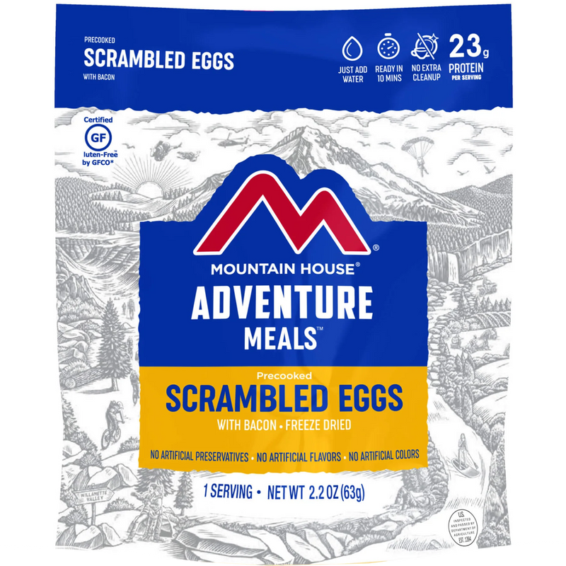 Scrambled Eggs with Bacon (1 Serving), Featured Image
