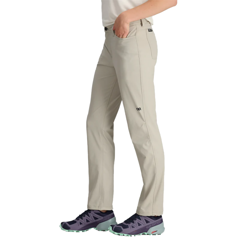 Women's Ferrosi Pants, Outdoor Research Women's Ferrosi Pants in Dark Sand left