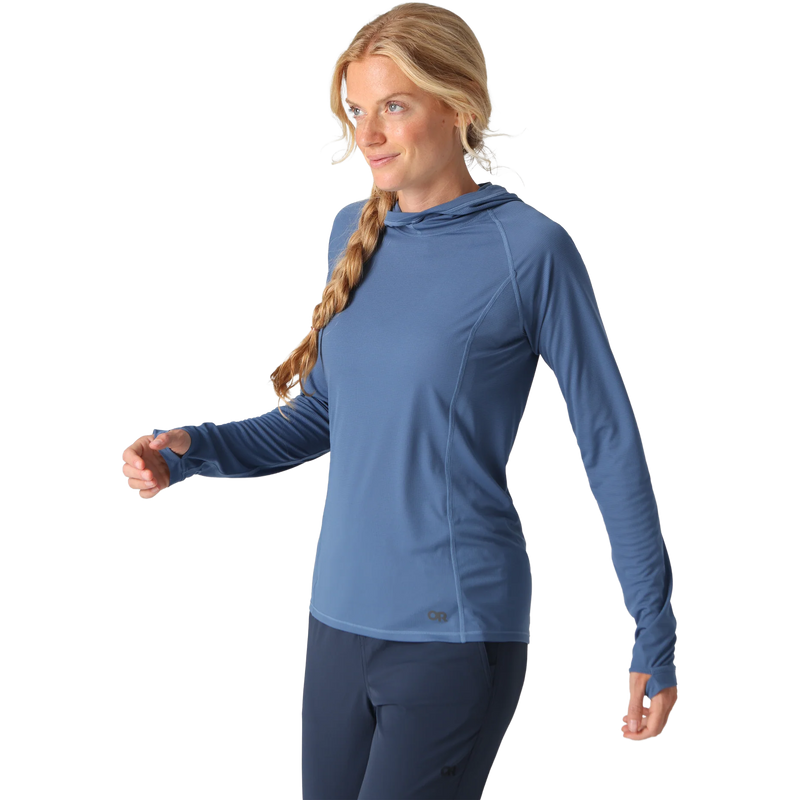 Women's Echo Hoodie, Outdoor Research Women's Echo Hoodie in 3000 Skyline left