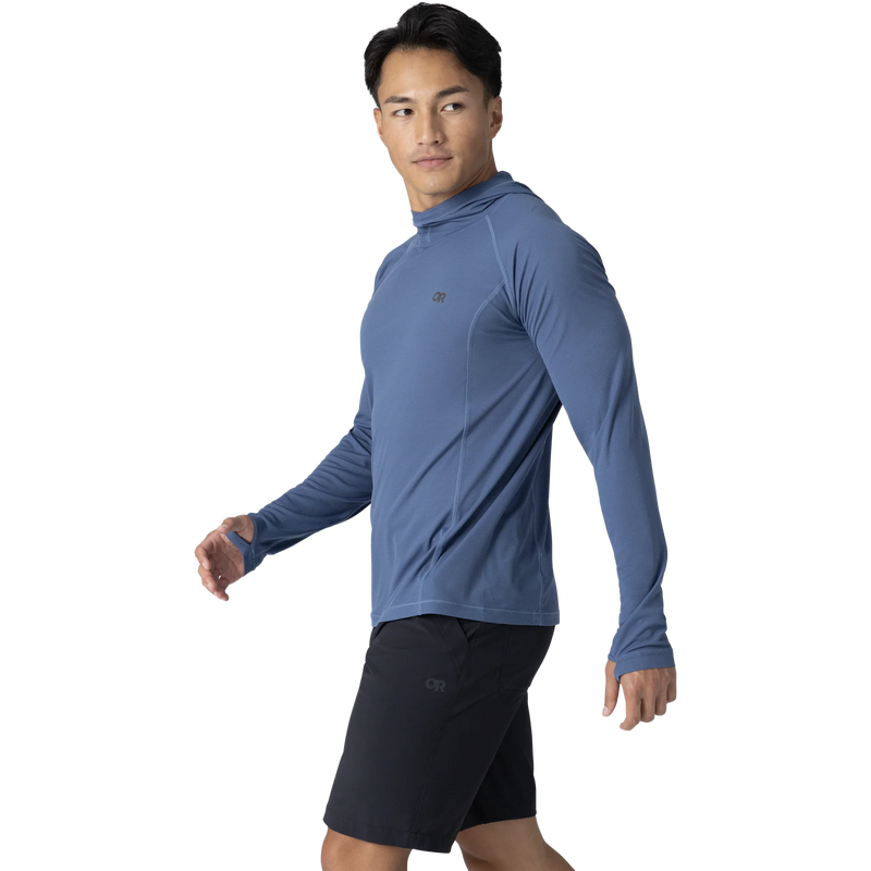 Men's Echo Hoodie, Outdoor Research Echo Hoodie in Skyline left