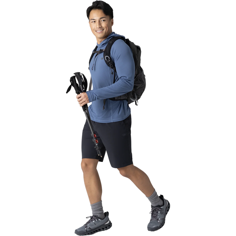 Men's Echo Hoodie, Outdoor Research Echo Hoodie in Skyline left