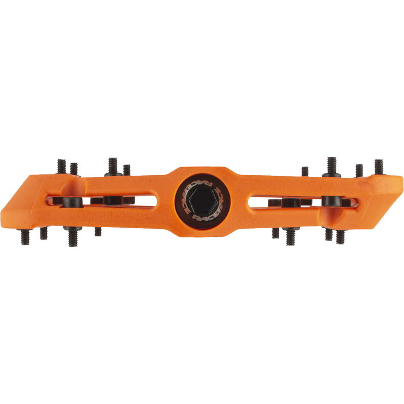 Chester 9/16 Orange Platform Pedal, Race Face Chester 9/16 Orange Platform Pedal Profile