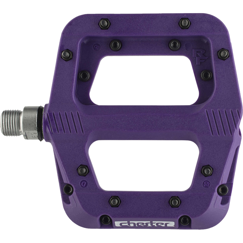 Chester 9/16 Purple Platform Pedal, Race Face Chester 9/16 Purple Platform Pedal Screws