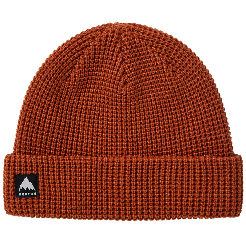 Burton Recycled Waffle Beanie in E9W-Spiced Chai