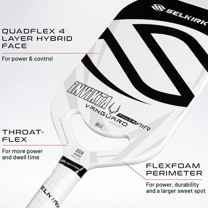 Vanguard Power Air Epic, Selkirk Sport Vanguard Power Air Epic specs
