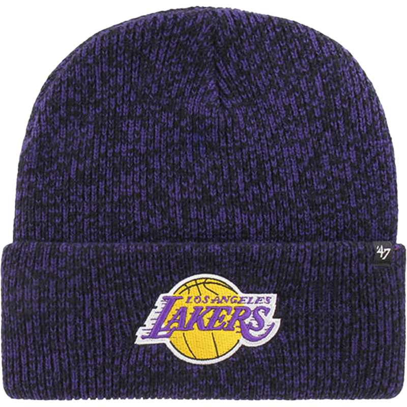 47 Brand Lakers Brain Freeze Cuff Knit in Purple