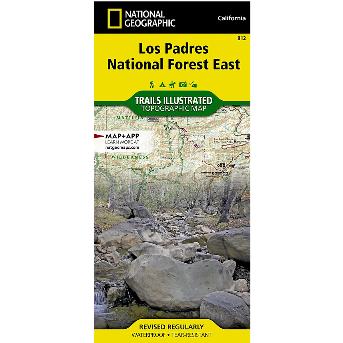 Los Padres Nat Forest East Map alternate view