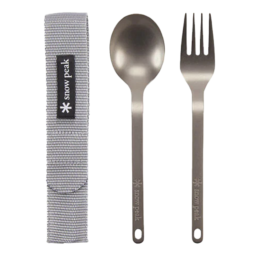 Titanium Fork & Spoon Set – Sports Basement