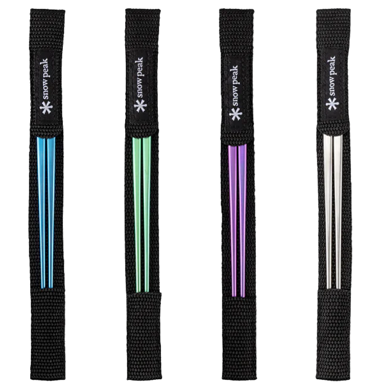 Titanium Chopsticks, Snow Peak Titanium Chopsticks in cases