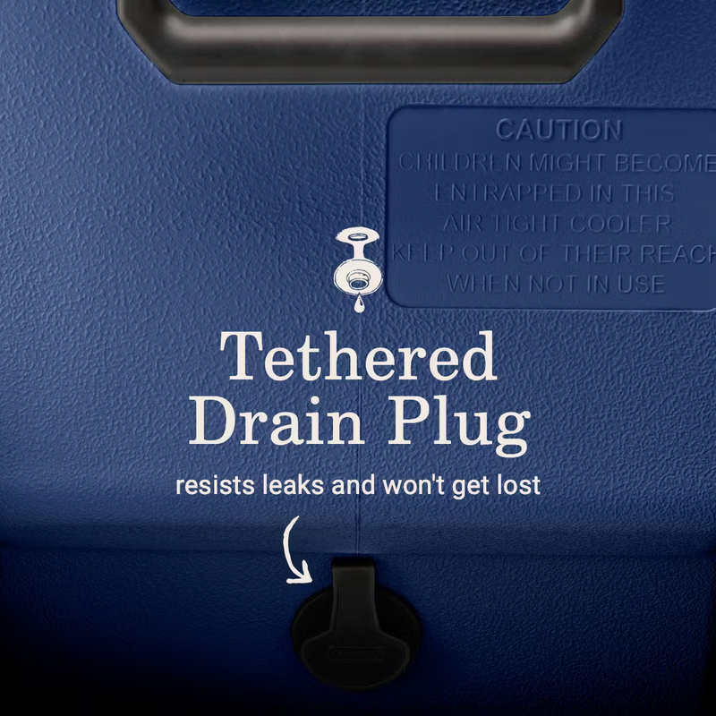 316 Series 52-Quart Hard Cooler, Coleman 316 Series 52-Quart Hard Cooler plug