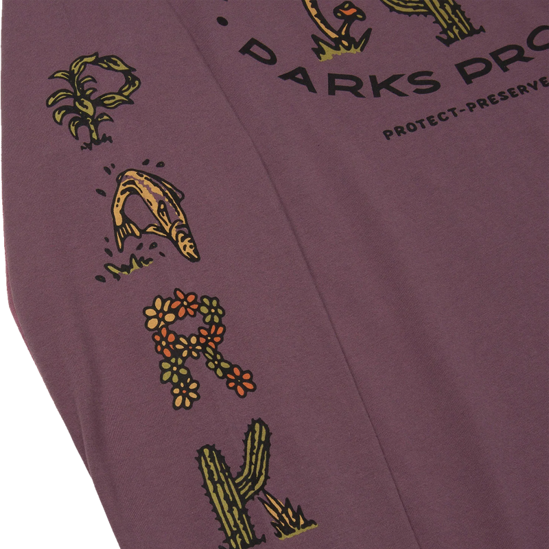 Women's 90s Doodle Parks Boxy Long Sleeve Tee, Women's 90s Doodle Parks Boxy Long Sleeve Tee sleeve
