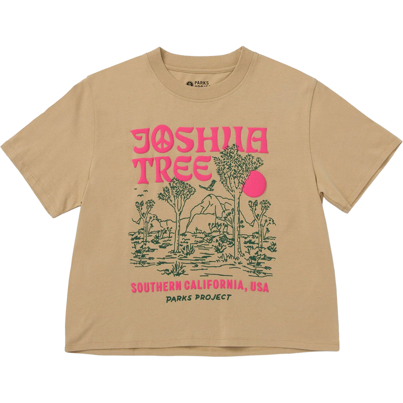 Women's Joshua Tree Puff Print Boxy Tee, Featured Image