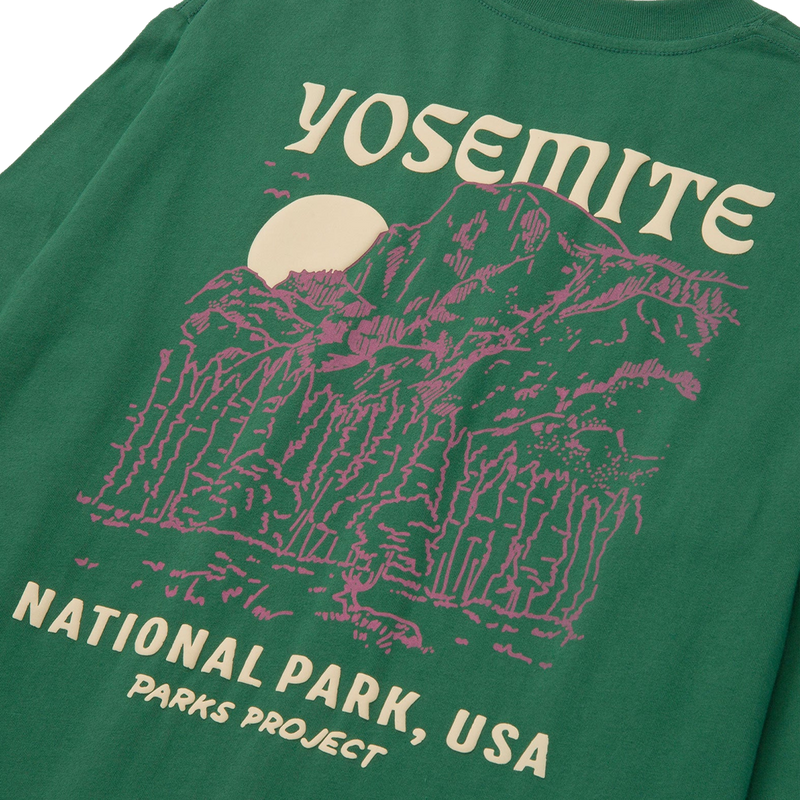 Yosemite Puff Print Long Sleeve Tee, Parks Project Yosemite Puff Print Long Sleeve Tee back