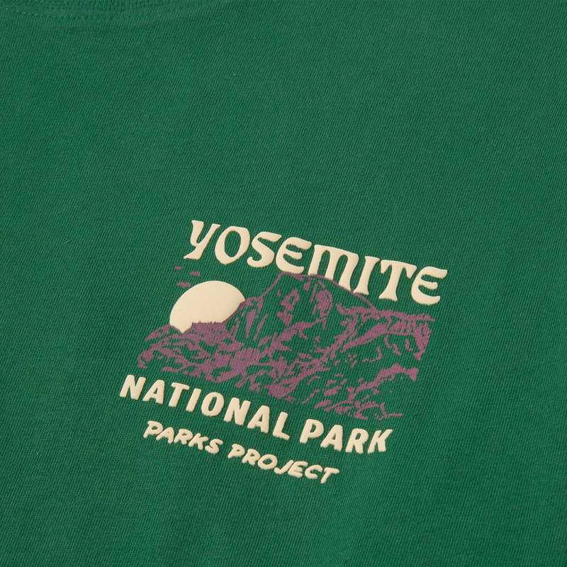 Yosemite Puff Print Long Sleeve Tee, Parks Project Yosemite Puff Print Long Sleeve Tee chest logo