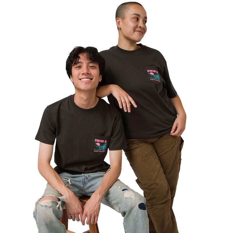 National Parks Puff Print Pocket Tee, Parks Project National Parks Puff Print Pocket Tee on Models