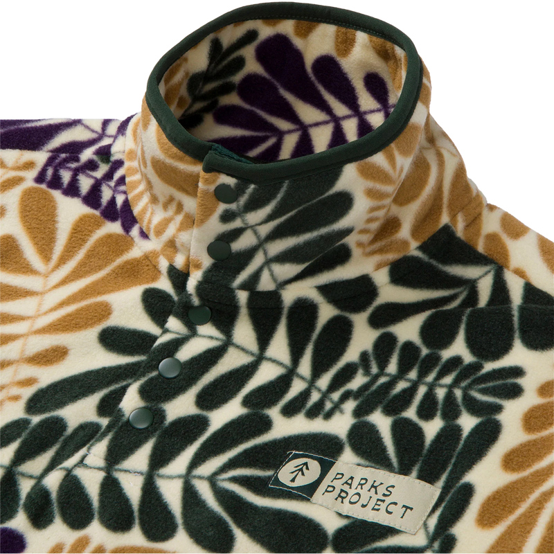 Big Sur Ferns Trail Fleece, Parks Project Big Sur Ferns Trail Fleece collar
