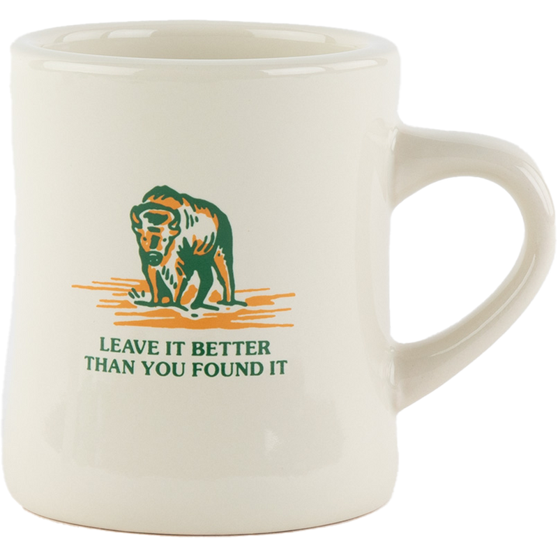 Yellowstone Road Trip Diner Mug, Parks Project Yellowstone Road Trip Diner Mug back