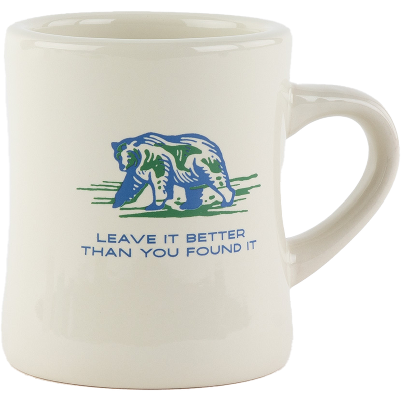 Yosemite Road Trip Diner Mug, Parks Project Yosemite Road Trip Diner Mug back