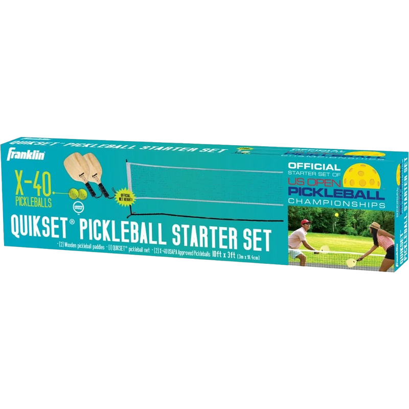 Half Court Starter Pickleball Set, Franklin Sports Half Court Pickleball Starter Set in box