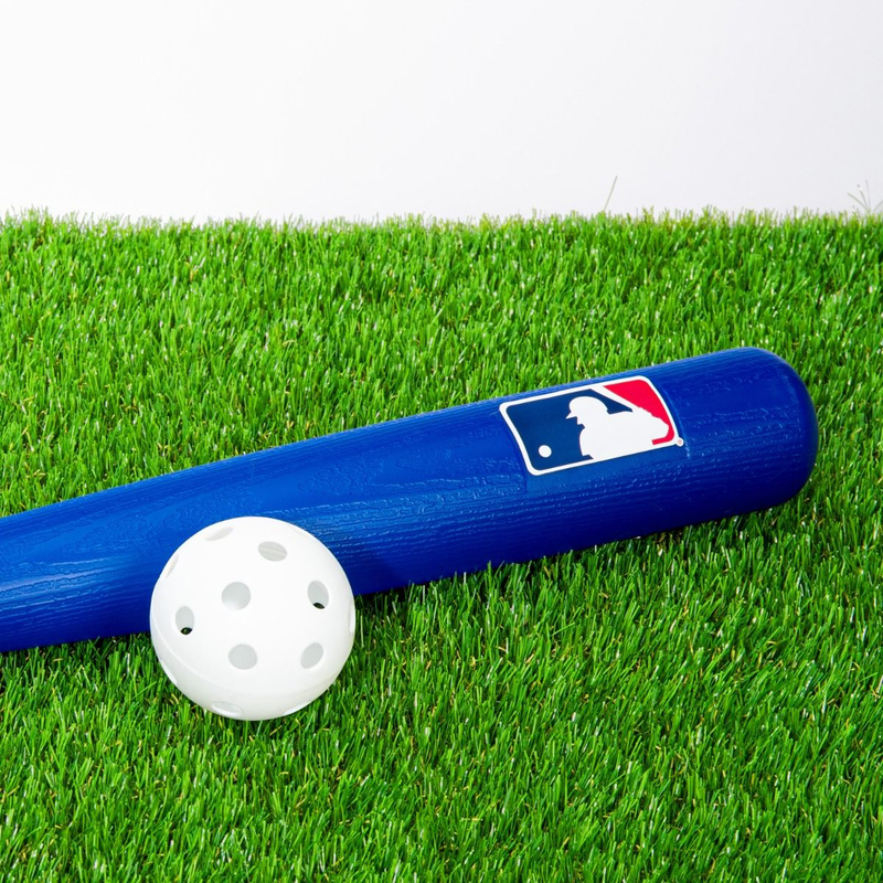 MLB 30" Kids Plastic Bat/Ball Set, Franklin Sports MLB 30" Kids Plastic Bat/Ball Set on grass