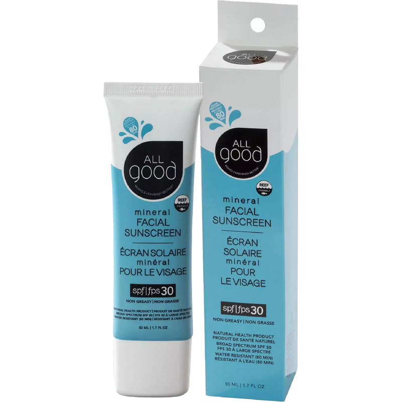 Facial SPF 30 Lotion, All Good Facial SPF 30 Lotion with box