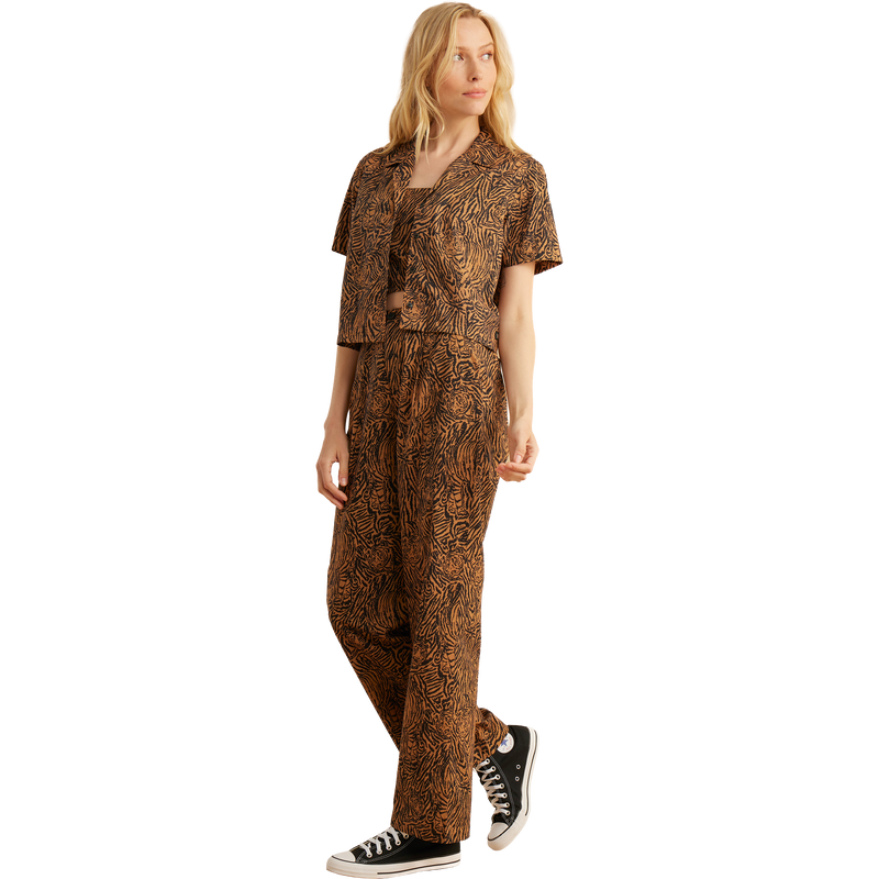 Women's Idle Short Sleeve, Roark Women's Idle Short Sleeve in TOB-Tobacco front