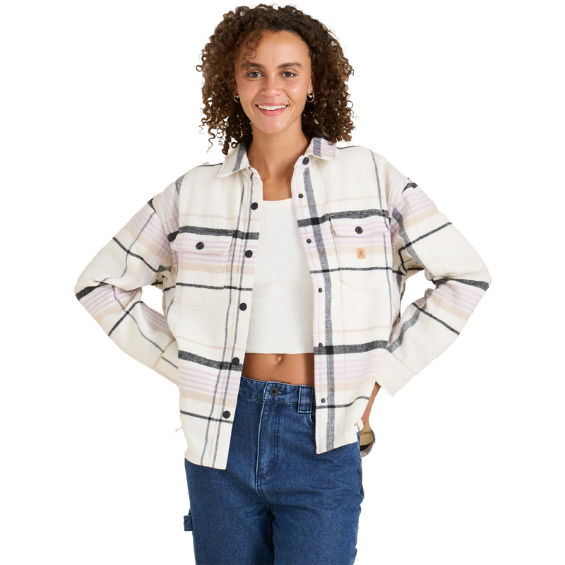Women's Amberley Flannel Shirt Jacket, Featured Image