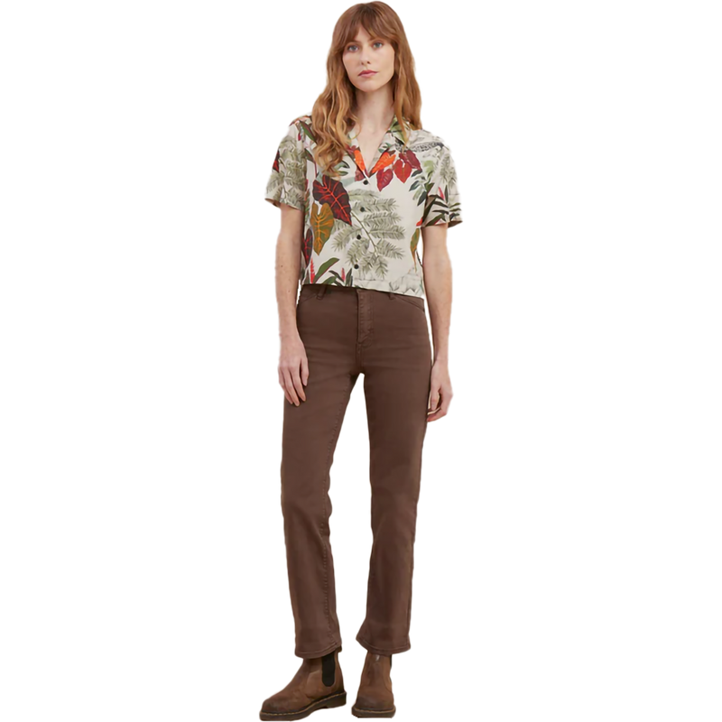 Women's Hwy 395 Jeans, Roark Women's Hwy 395 Denim Jeans in Dark Brown 26 front