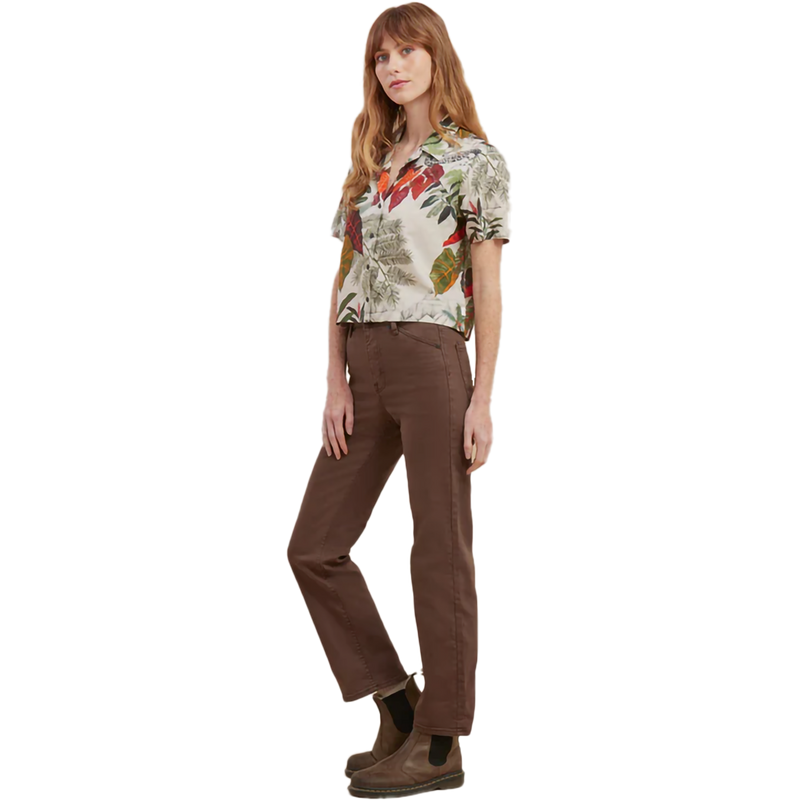 Women's Hwy 395 Jeans, Roark Women's Hwy 395 Denim Jeans in Dark Brown 26 front left