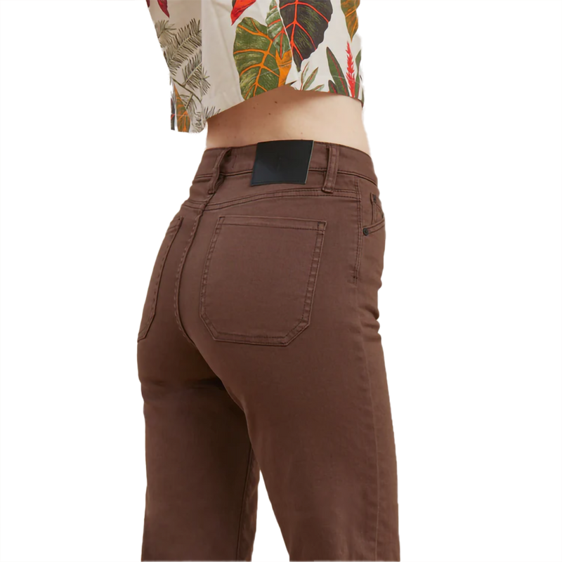 Women's Hwy 395 Jeans, Roark Women's Hwy 395 Denim Jeans in Dark Brown 26 back