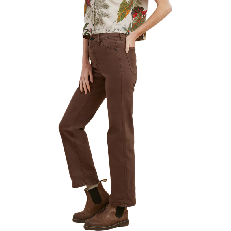 Women's Hwy 395 Jeans, Roark Women's Hwy 395 Denim Jeans in Dark Brown 26 left