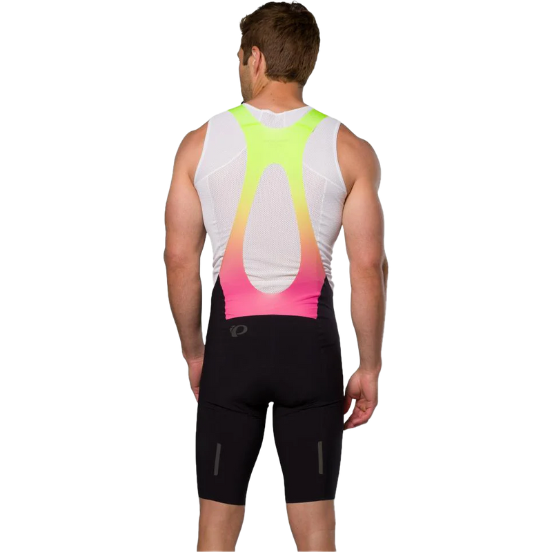 Men's Pro Air Bib Short, Pearl Izumi Men's Pro Air Bib Short in Black Gradient back