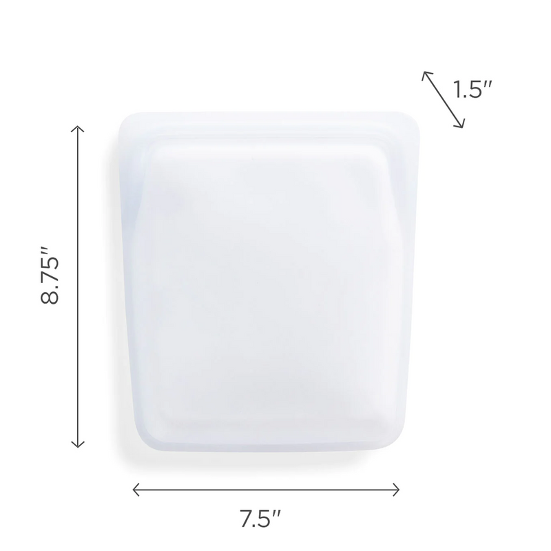 Quart Bag, Stasher Quart Bag dimensions