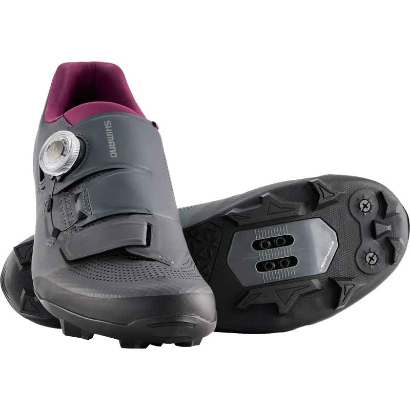 Women's SH-XC502, Shimano Women‚Äôs XC5 front and bottom