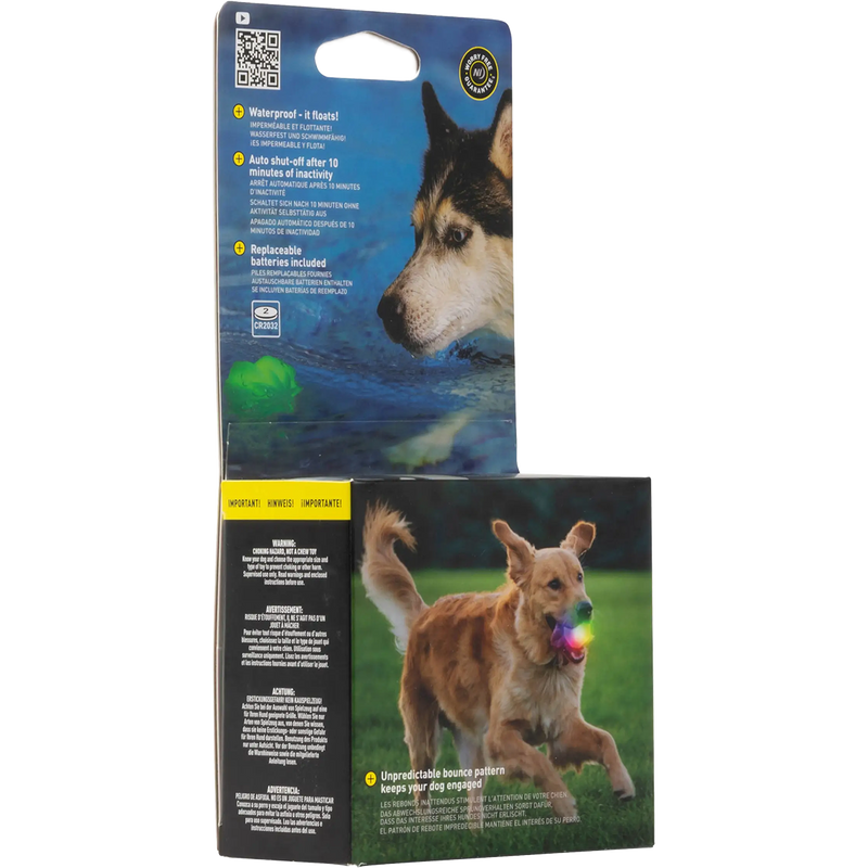 GlowStreak Wild LED Ball, Nite Ize GlowStreak Wild LED Ball in Disc-O in package back