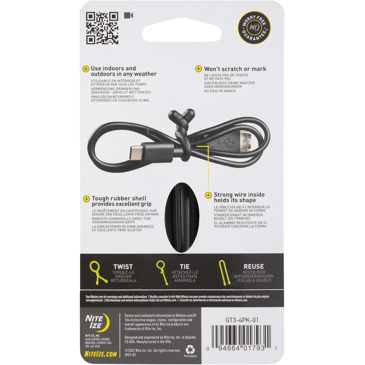 Gear Tie Reusable Rubber Twist Tie 3