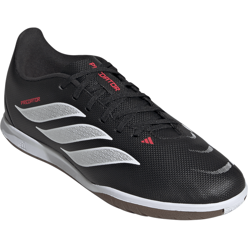 Predator Club Indoor Sala, Adidas Predator Club Indoor Sala in Core Black/White/Lucid Red right front