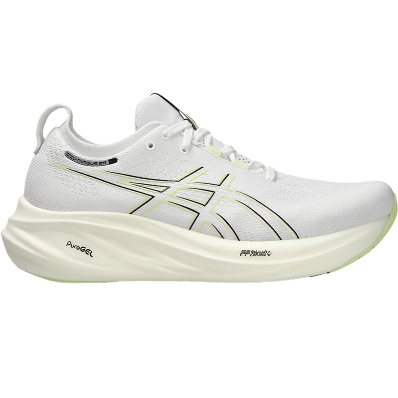 Asics Men's Nimbus 26 in White/Birch