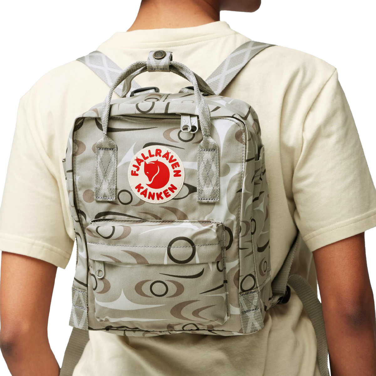 Fjällräven Kanken Art Mini on model