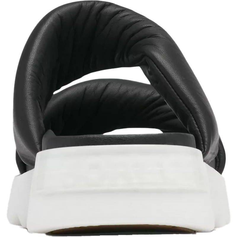 Women's Viibe Twist Slide, Sorel Women's Viibe Twist Slide in Black/Sea Salt back