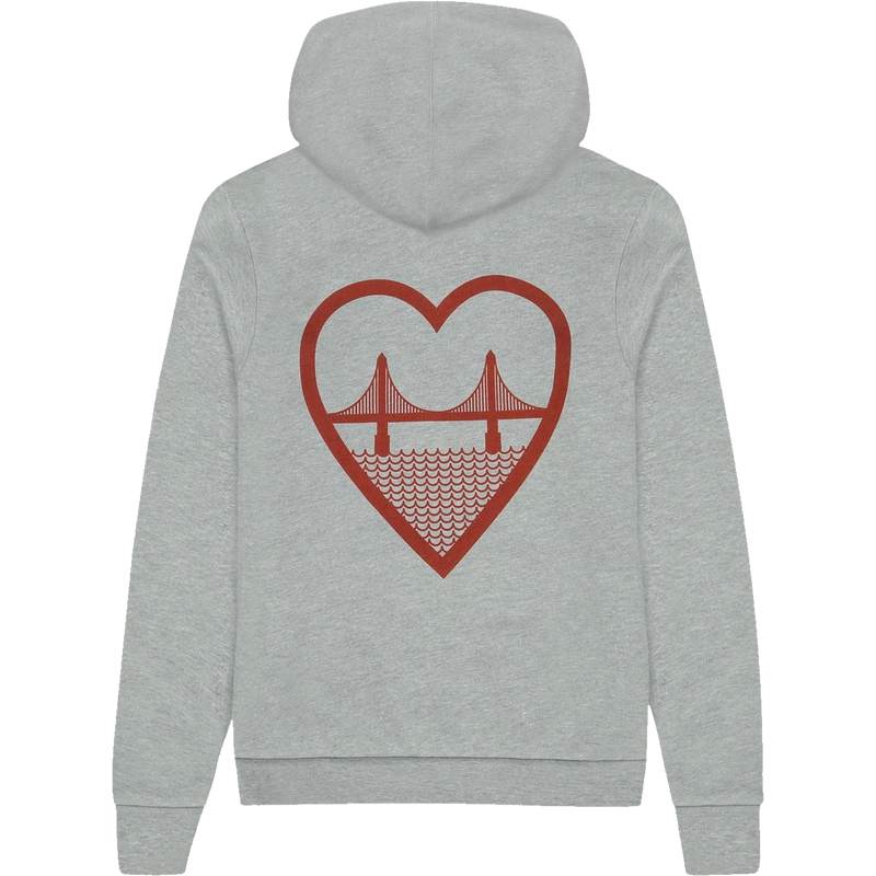 I Heart SF Zip Hoodie, Culk I Heart SF Zip Hoodie back