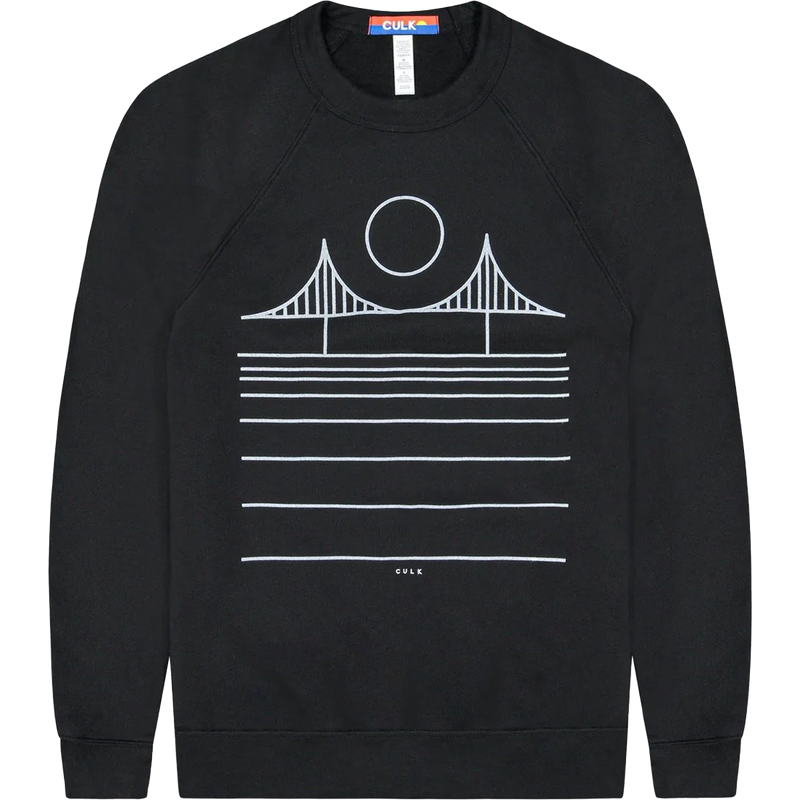 Minimal Bridge Unisex Crewneck Sweatshirt, Featured Image