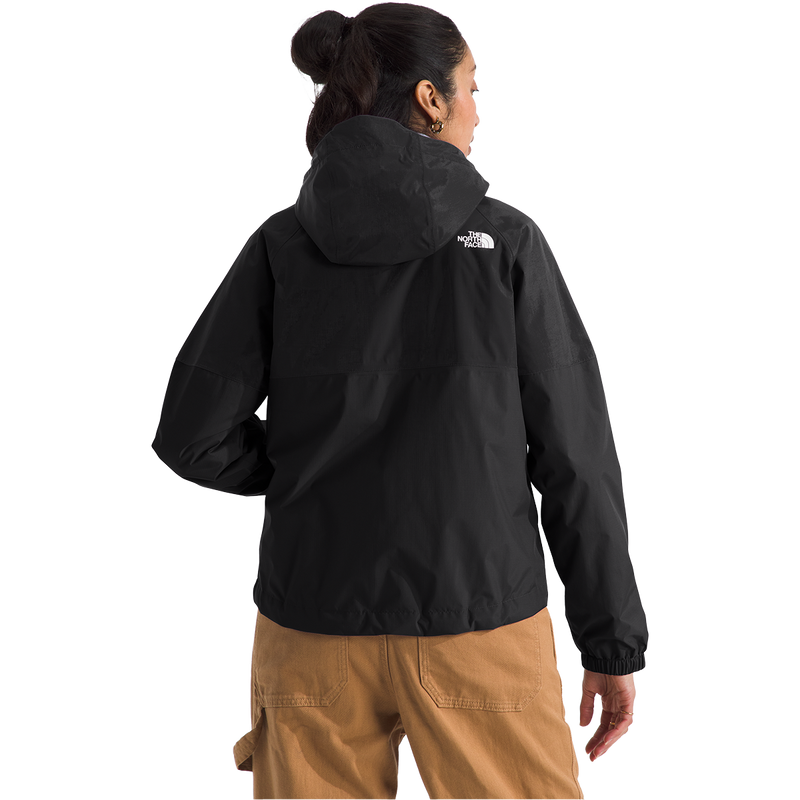 Women's Antora Rain Jacket, The North Face Women's Antora Rain Jacket in 4H0 TNF Black back