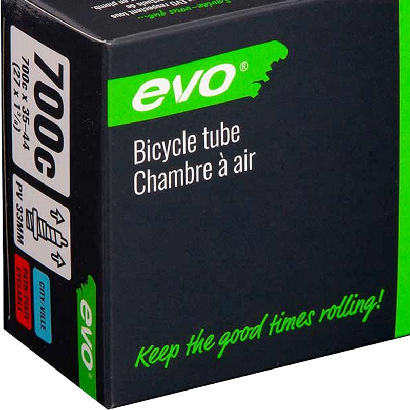 Tube 700x35-44c 48mm Presta Valve, Evo Tube 700x35-44c 48mm Presta Valve closeup