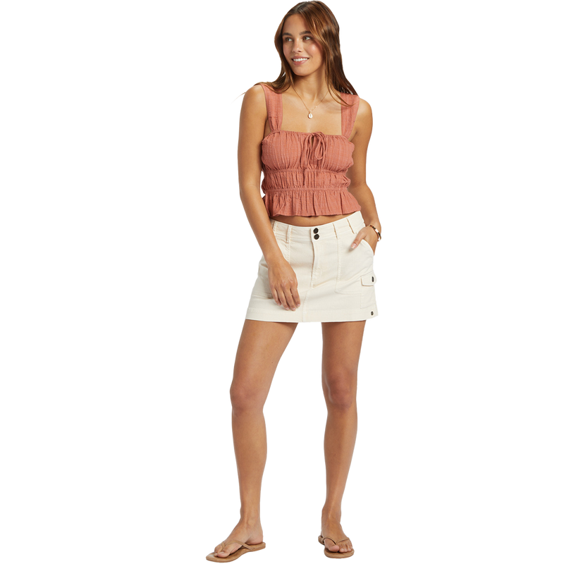 Women's Sunset Mist Tank, Roxy Women's Sunset Mist Tank in MMS0-Cedar Wood front