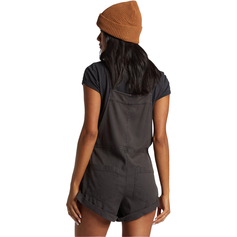 Women's Wild Pursuit Overall, Billabong Women's Wild Pursuit Overall in OFB-Off Black back