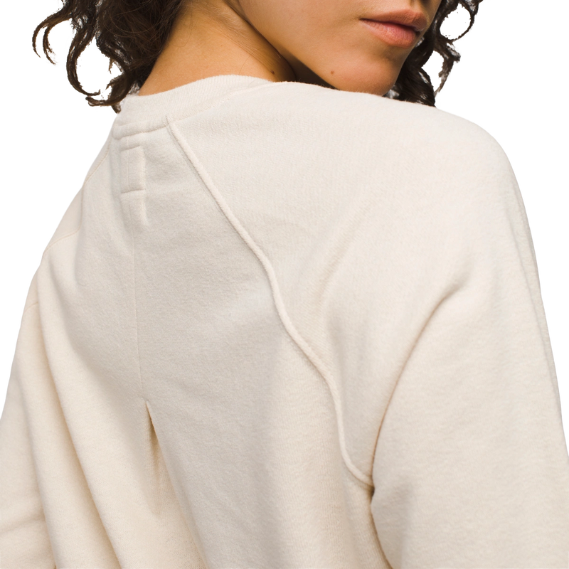 Women's Cozy Up Sweatshirt, Prana Women's Cozy Up Sweatshirt back detail