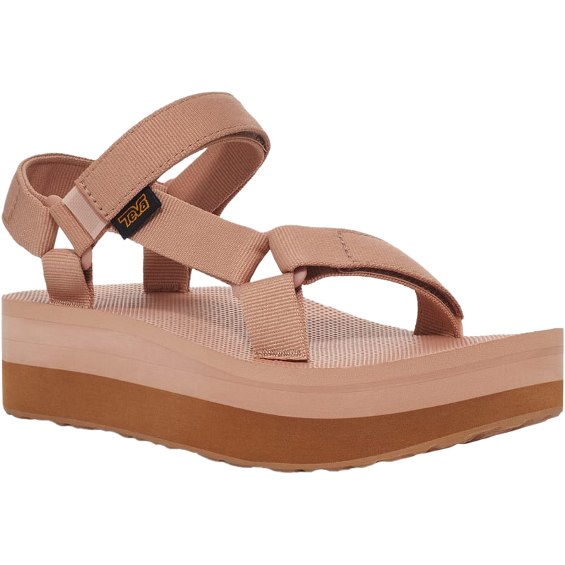 Women's Flatform Universal, Teva Women's Flatform Universal in Maple Sugar/Lion front right