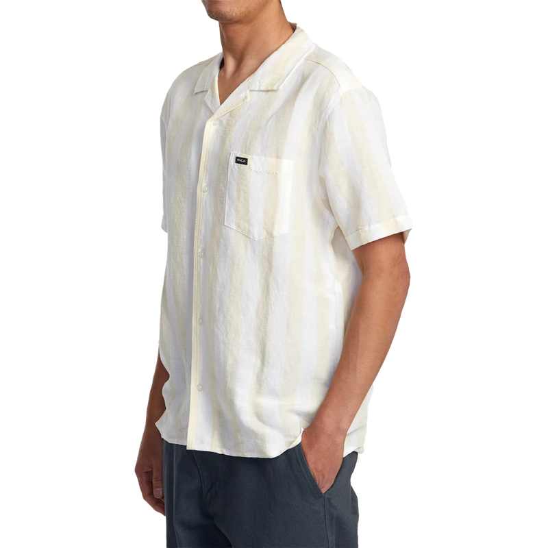Men's Love Stripe Short Sleeve, RVCA Men's Love Stripe Short Sleeve side